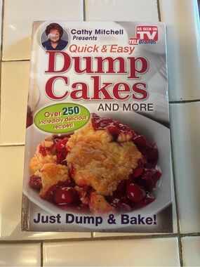 Quick & Easy Dump Cakes Cookbook - Red Cover